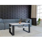 Ława Modern 1P BIAŁY CZERŃ