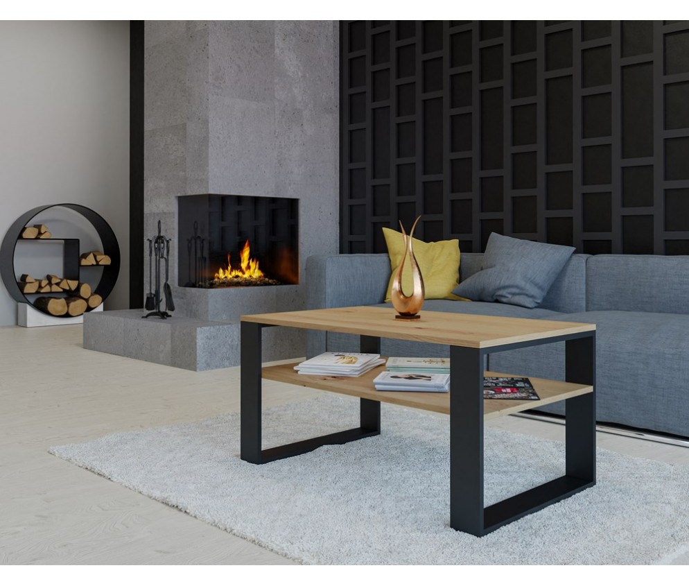 Ława Modern 1P ARTISAN CZARNY