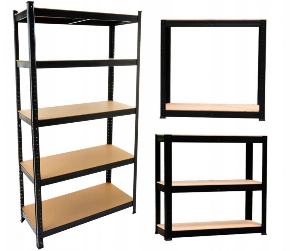 Regał Magazynowe P9040 CZARNY