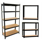 Regał Magazynowe P9040 CZARNY