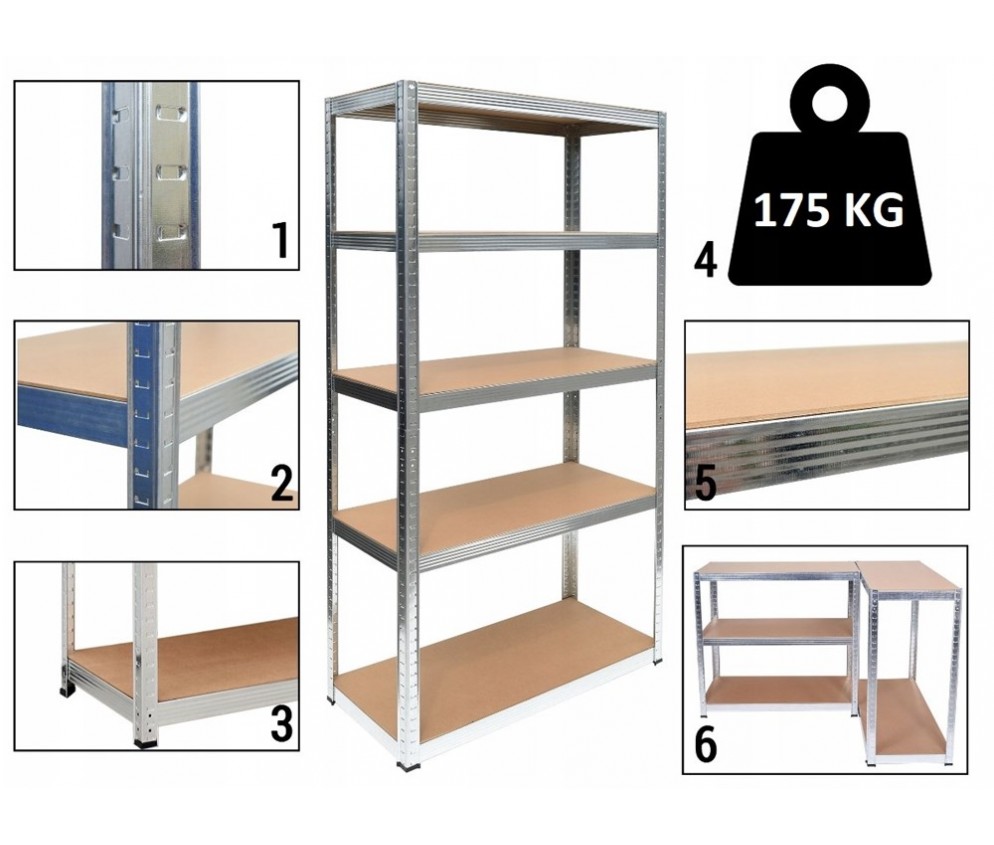 Regał Magazynowe G9040 METALOWE
