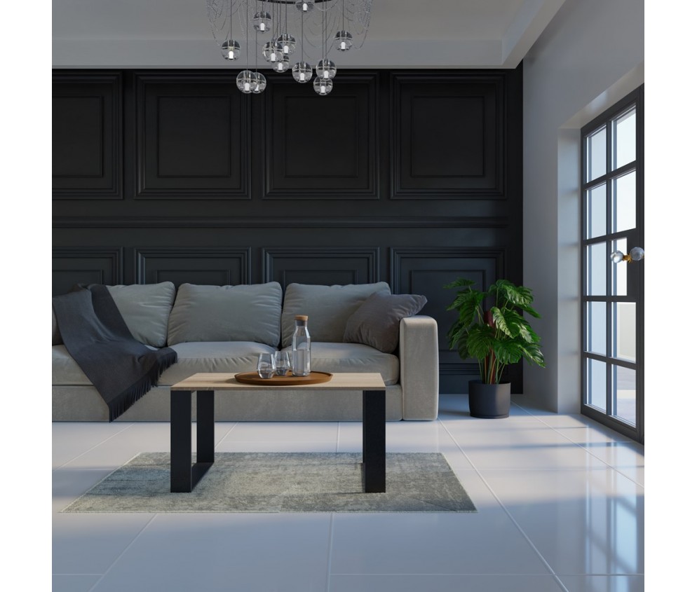 Ława Modern MODERN SONOMA CZARNY