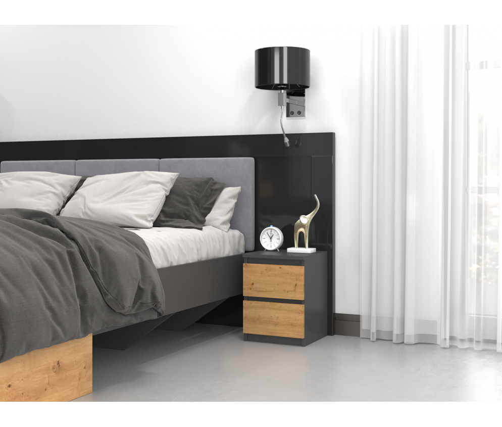 Szafka nocna Malwa M2 ANTRACYT ARTISAN