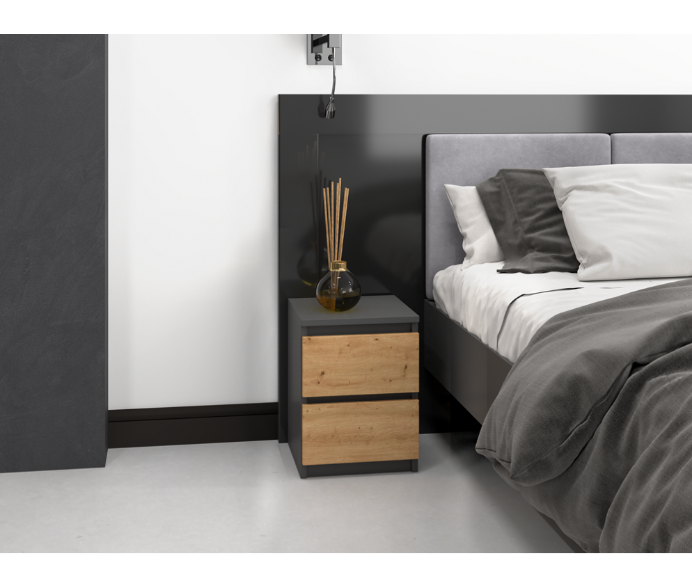 Szafka nocna Malwa M2 ANTRACYT ARTISAN