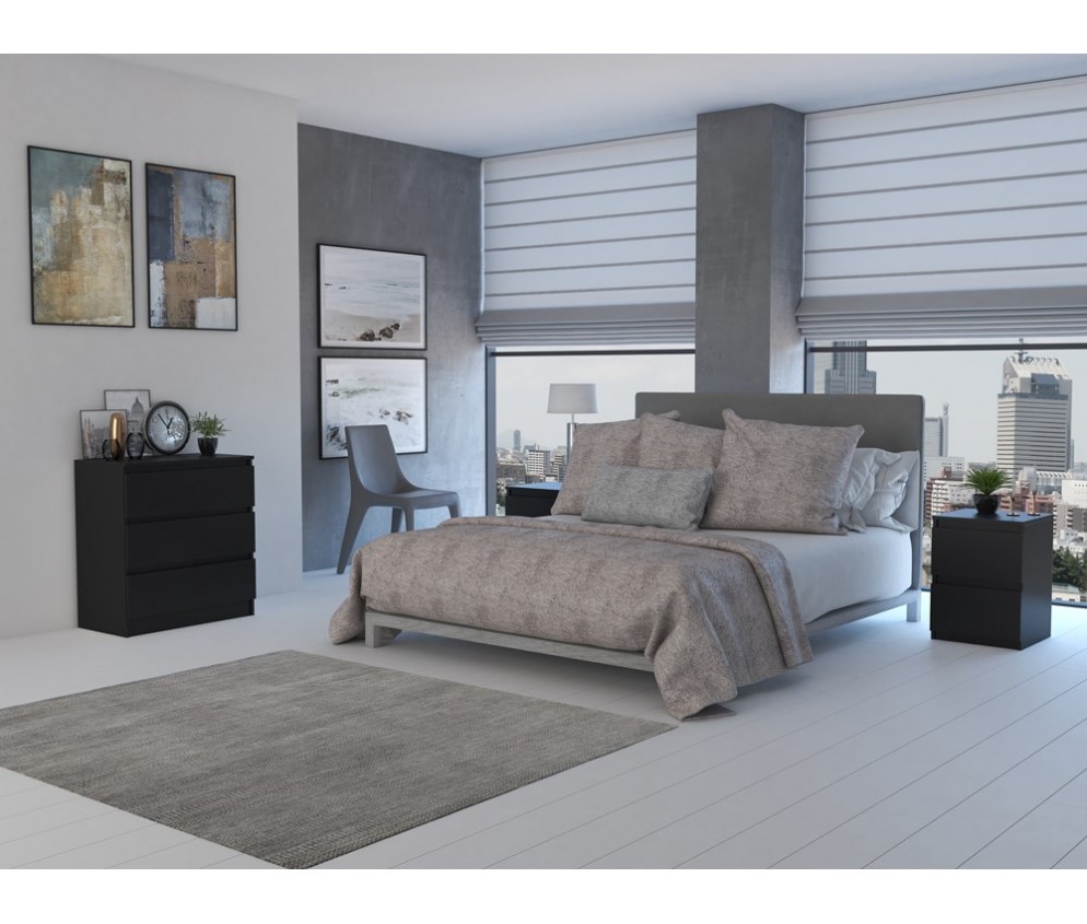 Szafka nocna Malwa M2 CZARNY