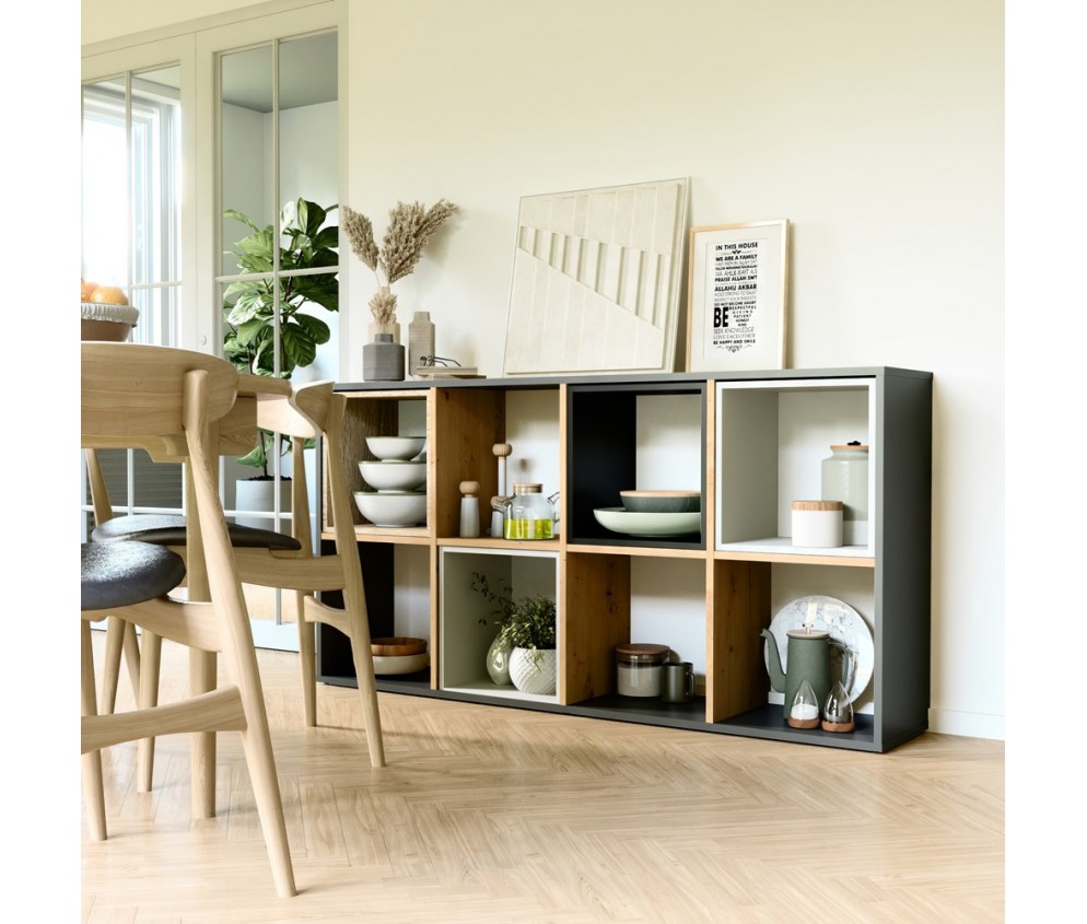 Regał Malax WKŁAD CZARNY