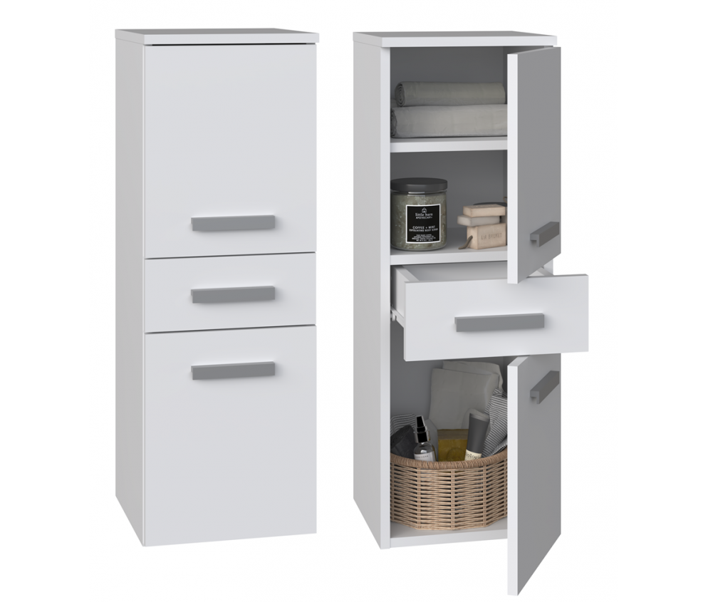 Słupek łazienkowy Nel V DDS BIAŁY