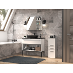 Słupek łazienkowy Nel V DDS BIAŁY