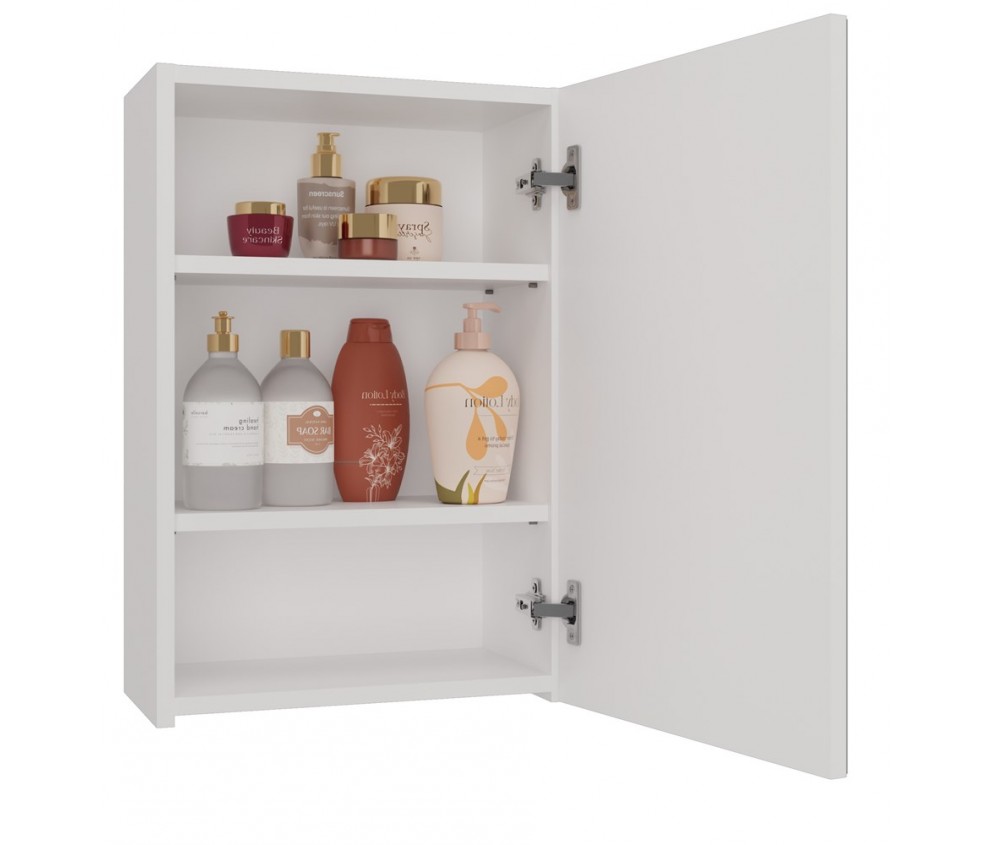 Słupek łazienkowy Pola 1DL BIAŁY