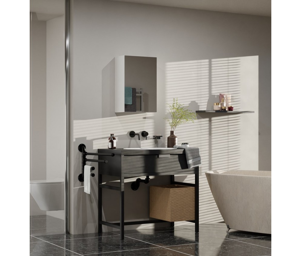 Słupek łazienkowy Pola 1DL BIAŁY