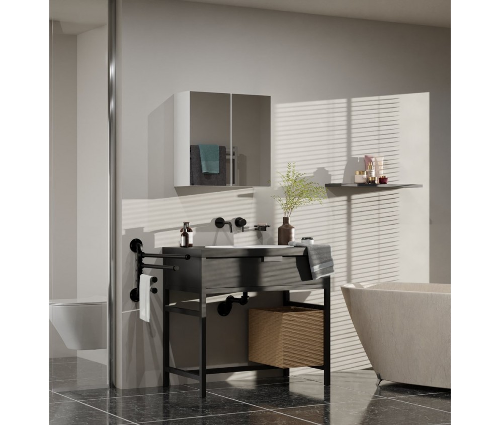 Słupek łazienkowy Pola 2DL BIAŁY