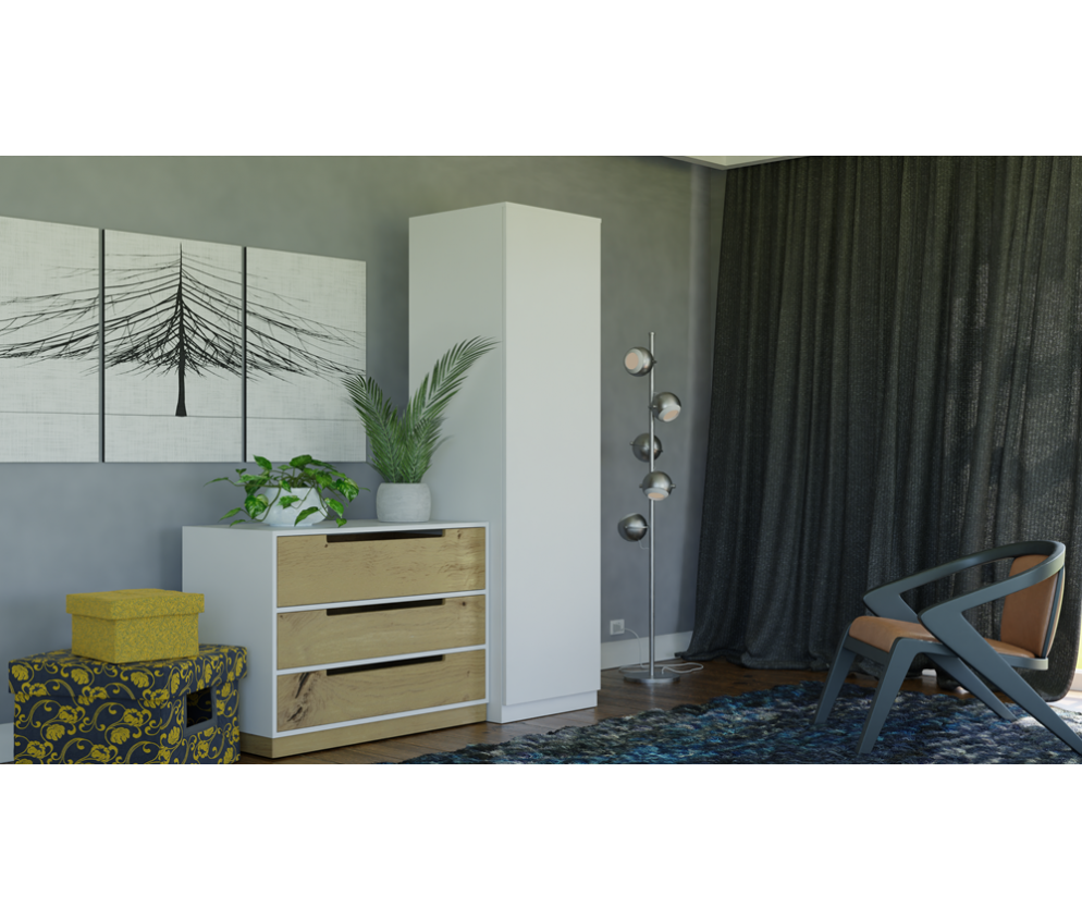 Szafa Malwa SD-50 BIAŁY