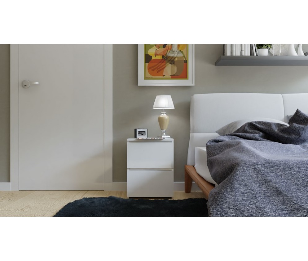 Szafka nocna Malwa W2 BIAŁY