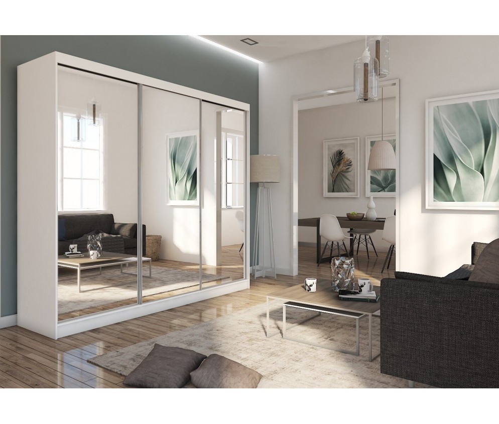 Szafa przesuwna Deloro 240 Biała