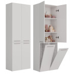 Słupek łazienkowy Nel 2K/DD BIAŁY