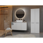 Słupek łazienkowy Nel 2K/DD BIAŁY