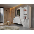 Słupek łazienkowy Nel 2K/DD BIAŁY