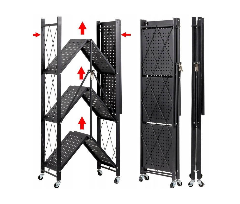 Regał Magazynowe FS004 CZARNY