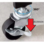 Regał Magazynowe FS004 CZARNY