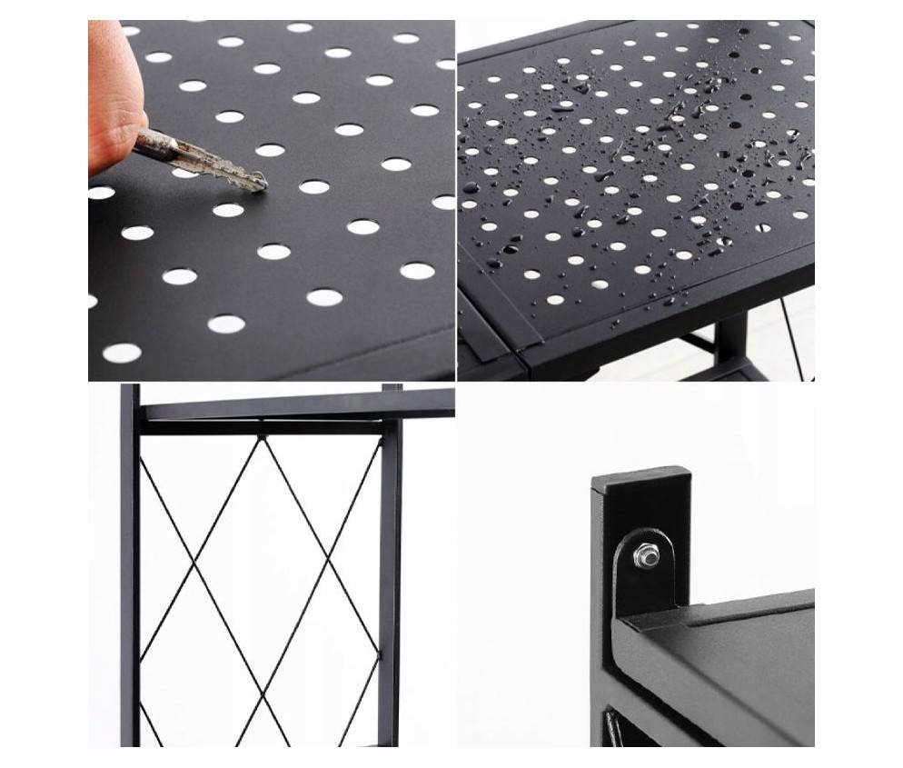 Regał Magazynowe FS004 CZARNY