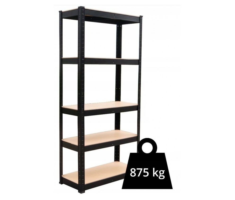 Regał Magazynowe P9030 CZARNY