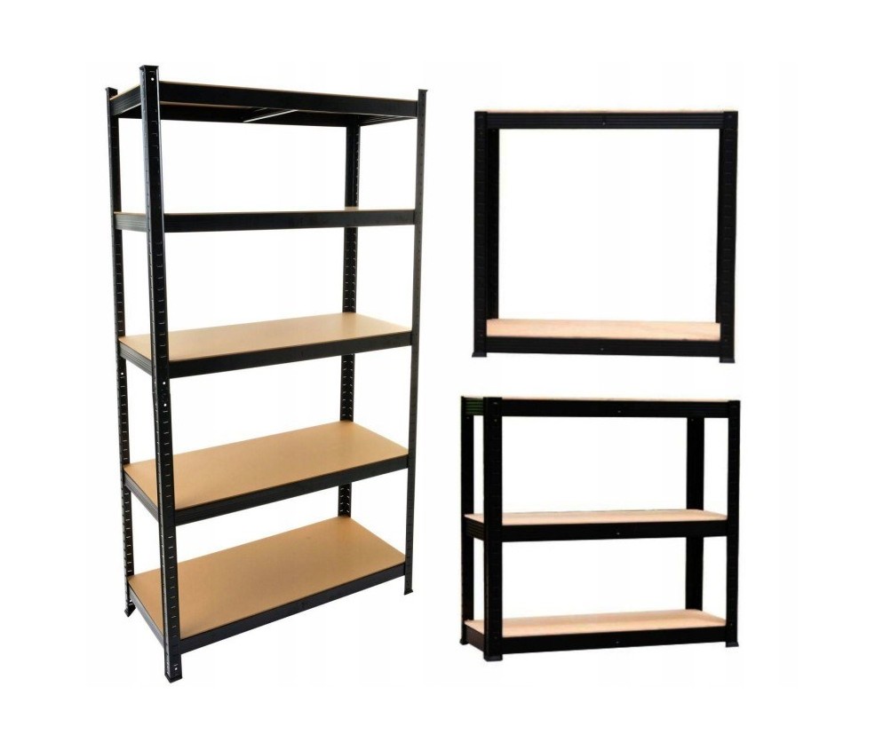 Regał Magazynowe P9030 CZARNY