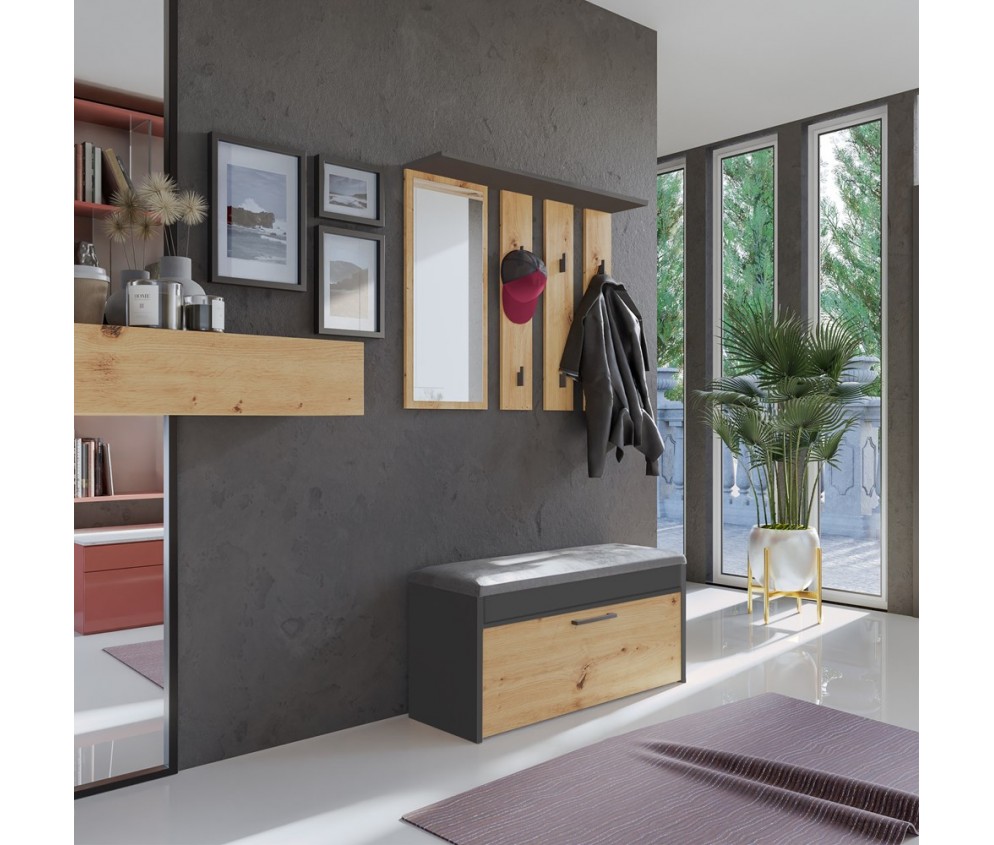 Wieszak Parma PARMA ANTRACYT ARTISAN