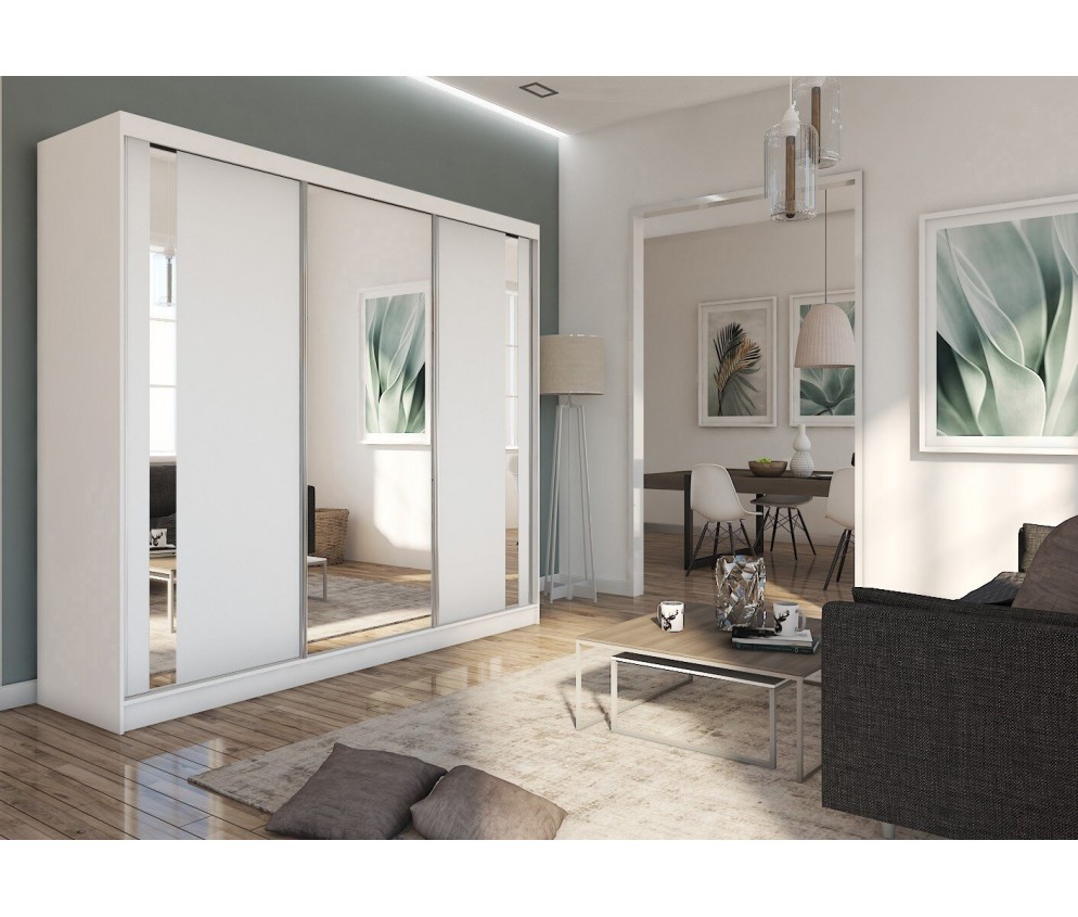 Szafa przesuwna Grab 240 Biała