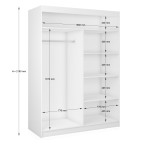 Szafa przesuwna Maka 160