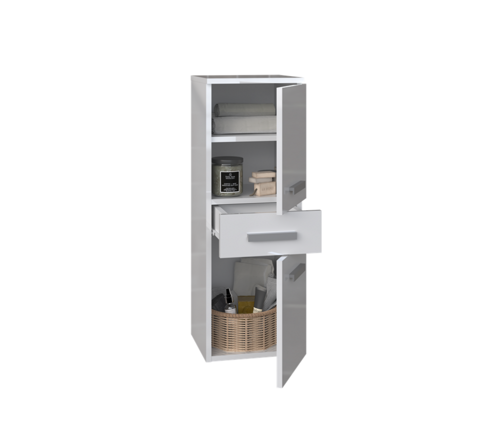 Słupek łazienkowy Nel V DDS BIAŁY POŁYSK