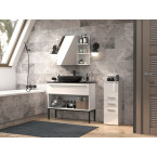 Słupek łazienkowy Nel V DDS BIAŁY POŁYSK