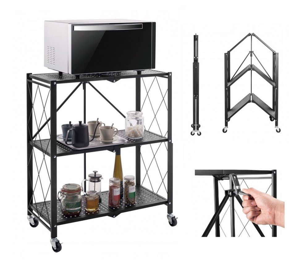 Regał Magazynowe FS003 CZARNY