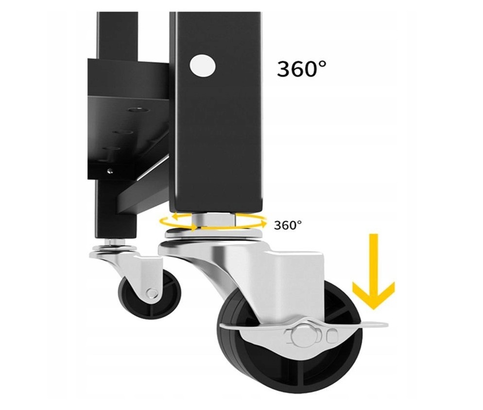 Regał Magazynowe FS003 CZARNY