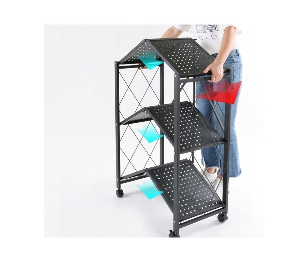 Regał Magazynowe FS003 CZARNY