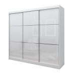 Szafa przesuwna Leksi 240 Biała Połysk