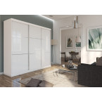 Szafa przesuwna Leksi 240 Biała Połysk