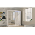 Szafa przesuwna Derino 200 Połysk + Lustro