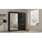 Szafa przesuwna Derino 200 Połysk + Lustro