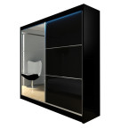 Szafa przesuwna Derino 200 Połysk + Lustro