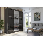 Szafa przesuwna Derino 180 Połysk + Lustro