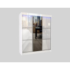 Szafa przesuwna Derino 180 Połysk + Lustro