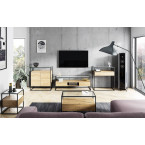 Szafka nocna szklana Dalen