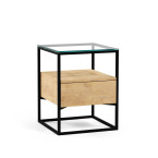 Szafka nocna szklana Dalen