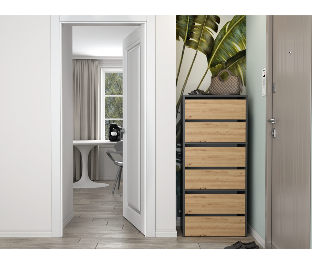 Szafka na obuwie MODO 1 ANTRACYT ARTISAN