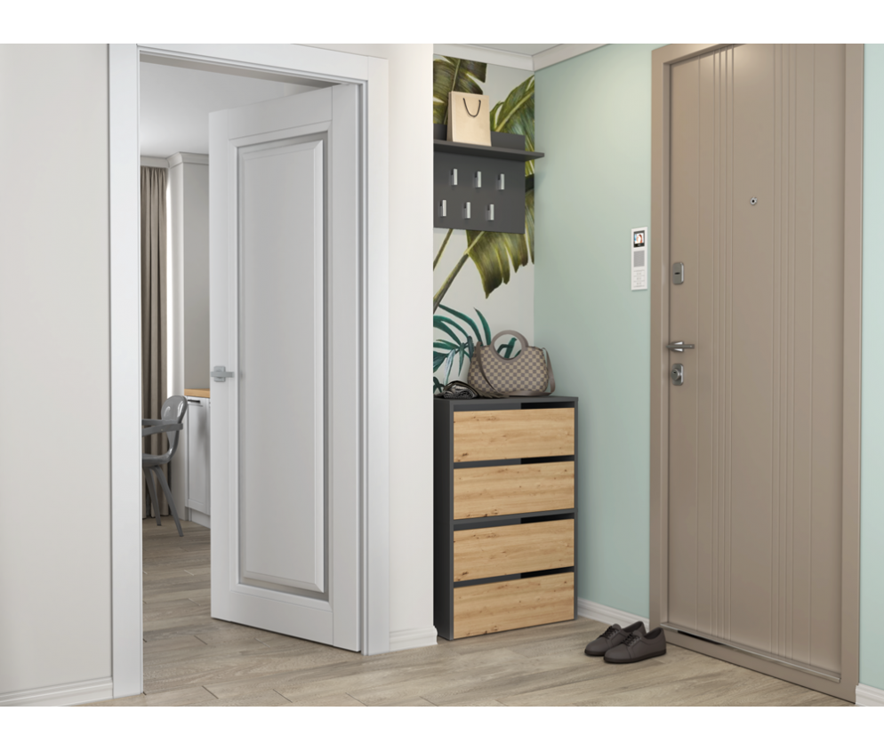 Szafka na obuwie MODO 1 ANTRACYT ARTISAN