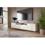 Szafka RTV Monti 180/200 Kaszmir Frezowana wisząca/stojąca