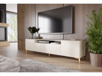 Szafka RTV Nell 180/200 Kaszmir Frezowana wisząca/stojąca