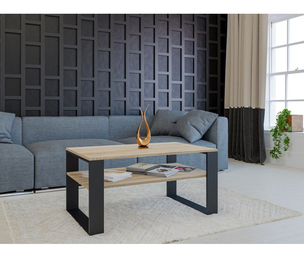 Ława Modern 1P SONOMA CZARNY