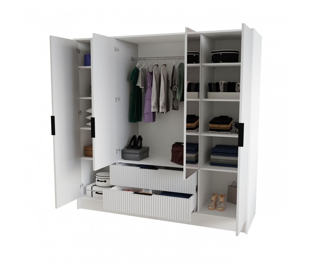 Szafa uchylna Mello Ryflowana 200