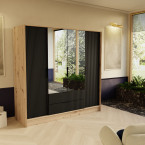 Szafa uchylna Mello Ryflowana 200